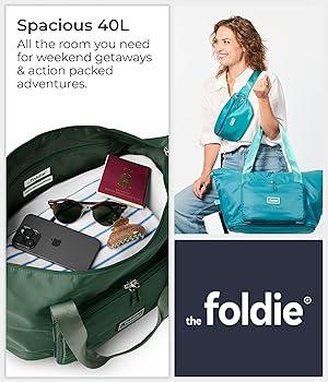 The Foldie. Spacious 40L All the room you need for weekend getaways & action packed adventures