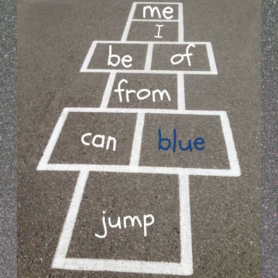 hopscotch with words