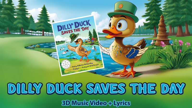 Dilly duck saves the day singalong - 3D music video and lyrics