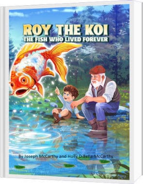 Roy the Koi the fish who lived forever - bookcover
